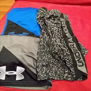 3 pair of Under Armour athletic shorts.